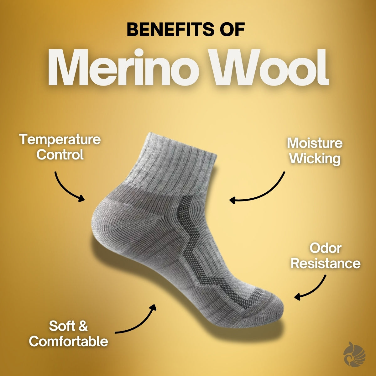 Armadilo Moisture-Wicking Ankle Socks