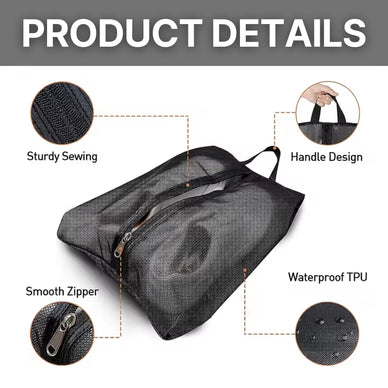 Armadilo Mesh Shoe Travel Bag