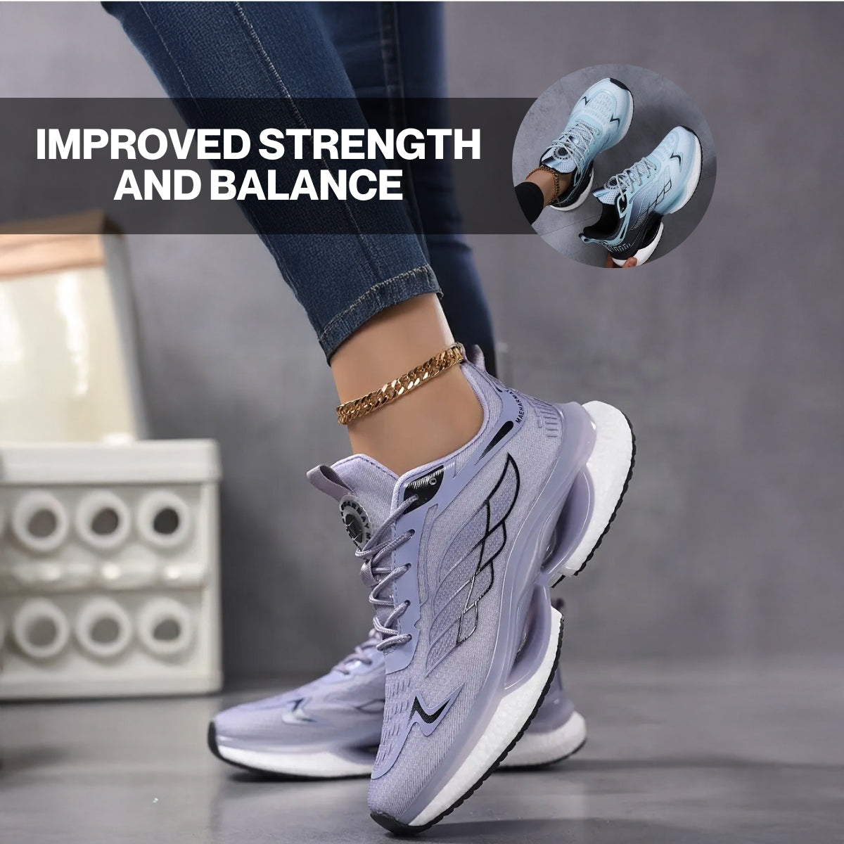 Aerion - Hands Free and Supportive Walking Shoes CODE