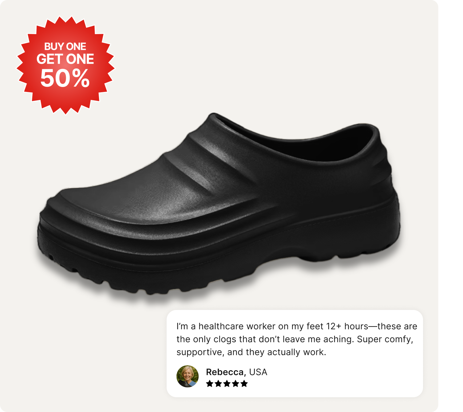 Torrey Classic - Healthy & Non-Slip Comfort Clogs