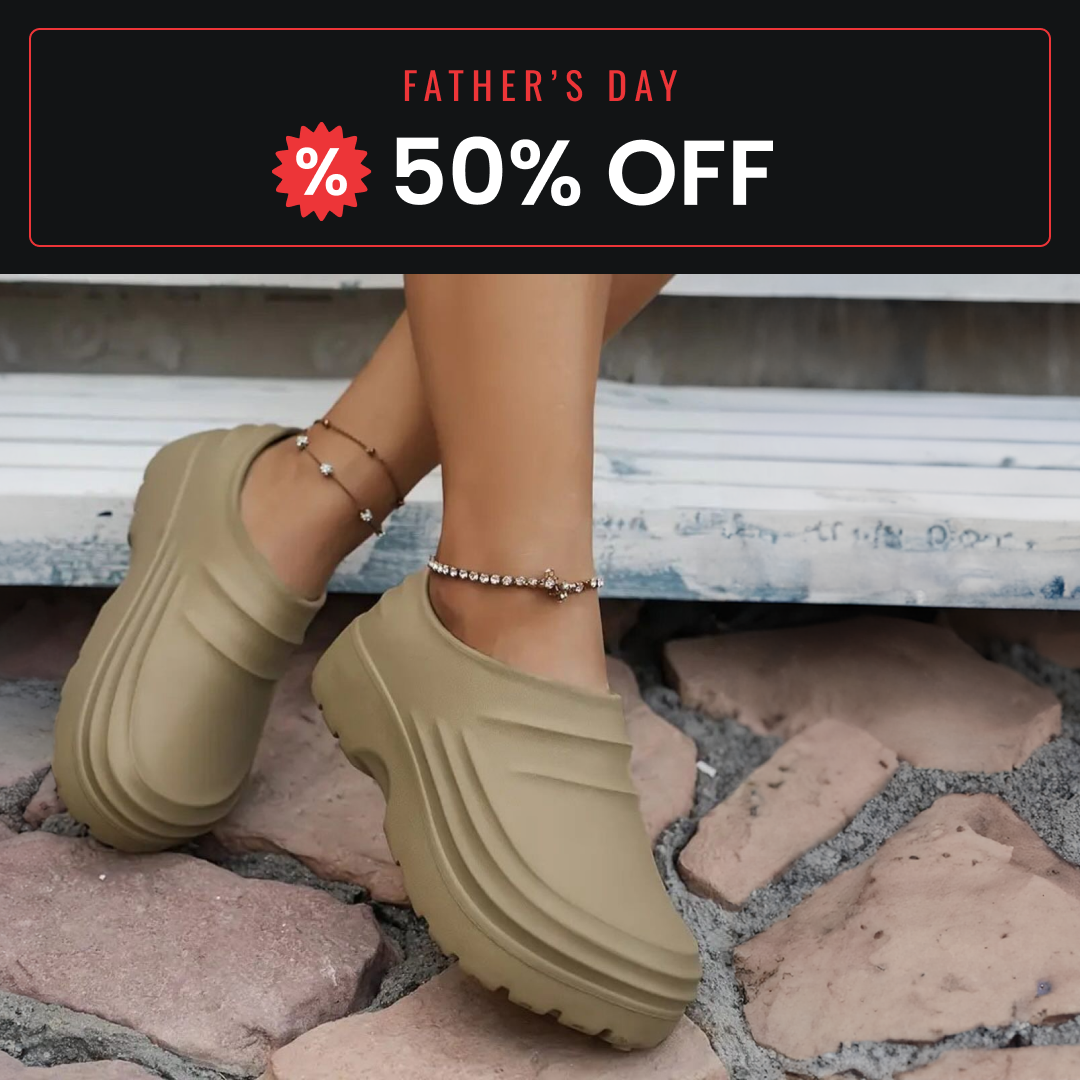 Waterproof Slip-On Clogs with Arch Support – Lightweight, All-Day Comfort Shoes