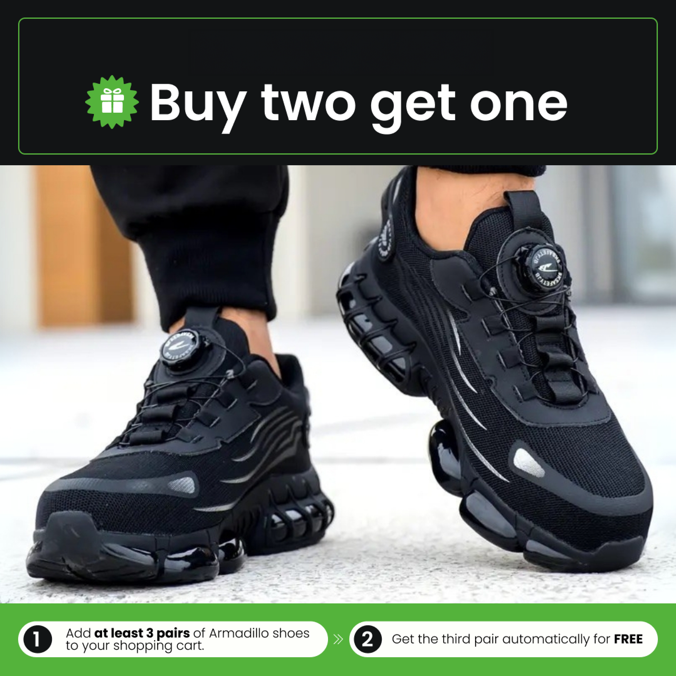 Axon - Healthy & Protective Steel Toe Sneakers