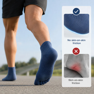 Armadilo Copper Blister-Free and Breathable Performance Toe Socks