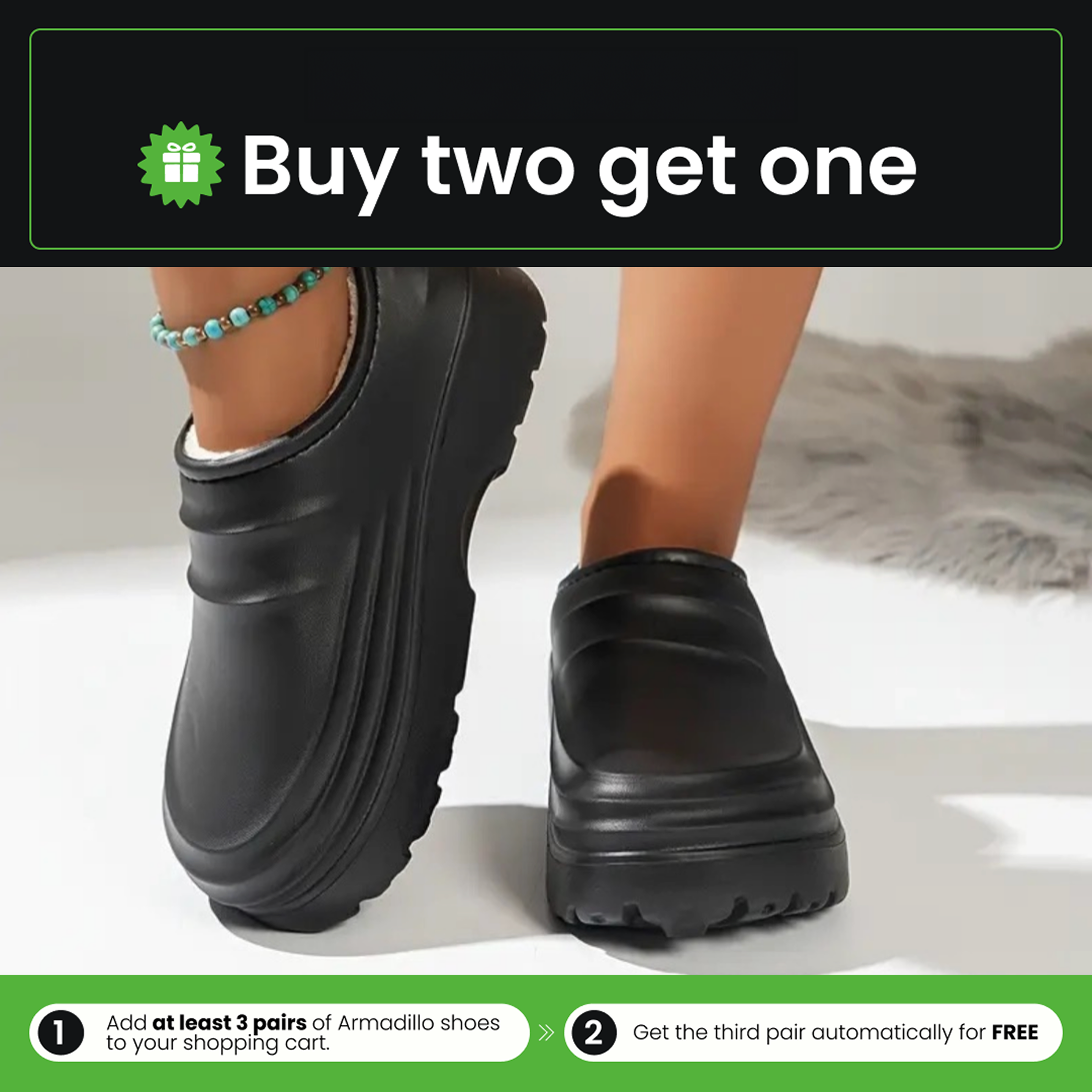 Torrey Fuzzy - Healthy & Non-Slip Comfort Clogs