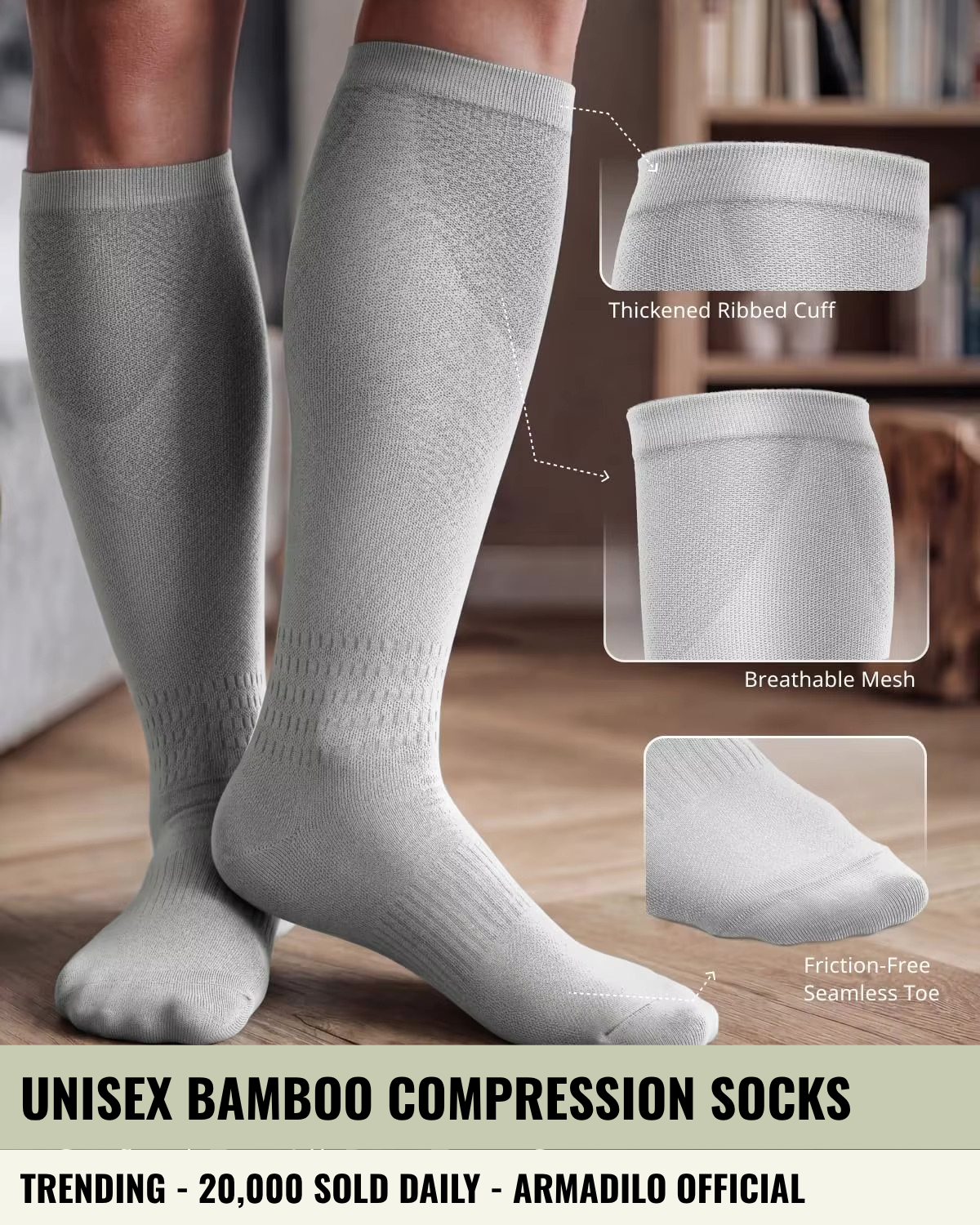 BAMBOO COMPRESSION SOCKS