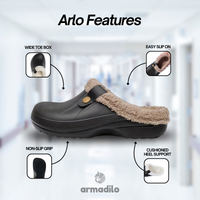 Arlo Fuzzy - Healthy & Non-Slip Comfort Clog Mules